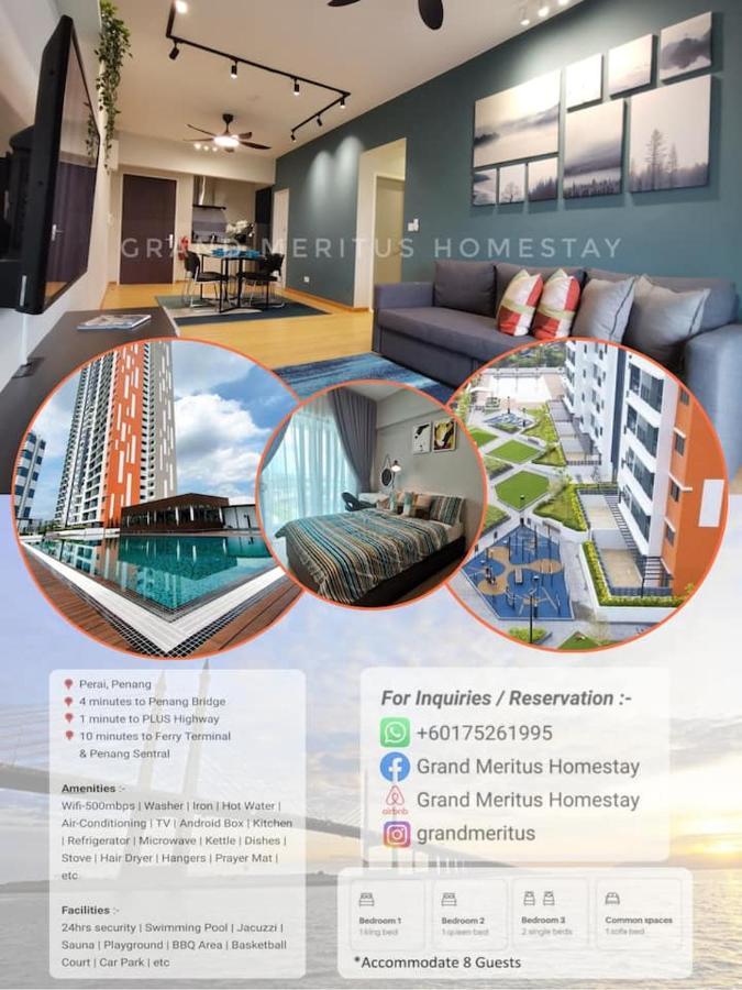 Grand Meritus Homestay @Penang Перай Экстерьер фото